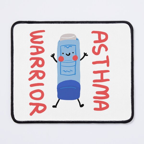 Item preview, Asthma Warrior designed and sold by Samantha MadeOfAtoms.