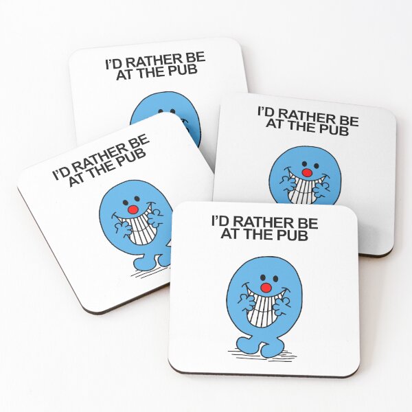 Item preview, Mr Men Id rather be at the pub designed and sold by Scat the cat.