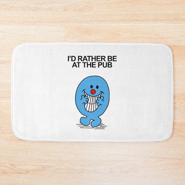 Item preview, Mr Men Id rather be at the pub designed and sold by Scat the cat.
