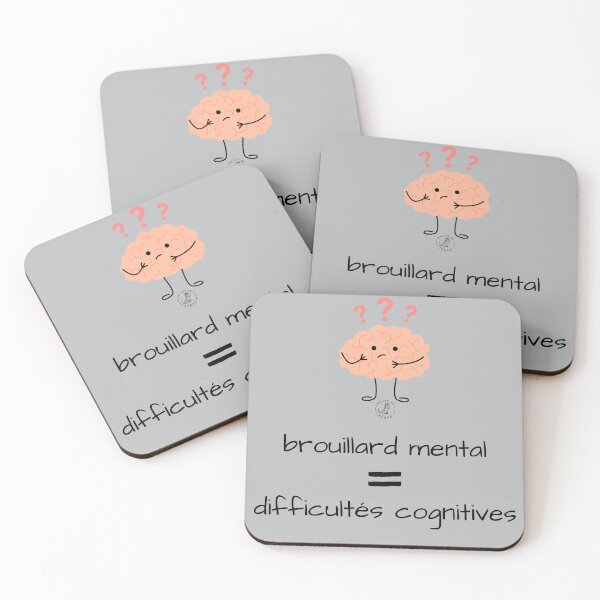 Item preview, Mental fog = cognitive difficulties designed and sold by maviedezebre.