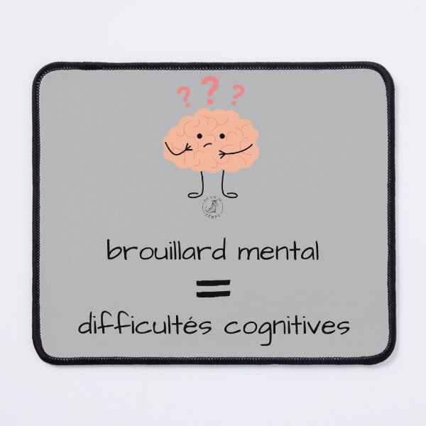 Item preview, Mental fog = cognitive difficulties designed and sold by maviedezebre.