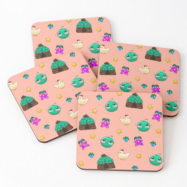 Item preview, Stardew Junimo Print - Peach designed and sold by ImJustHannah.