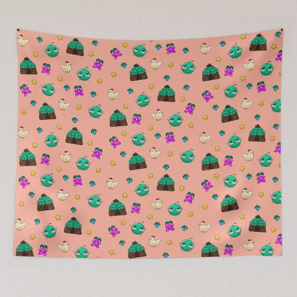 Item preview, Stardew Junimo Print - Peach designed and sold by ImJustHannah.