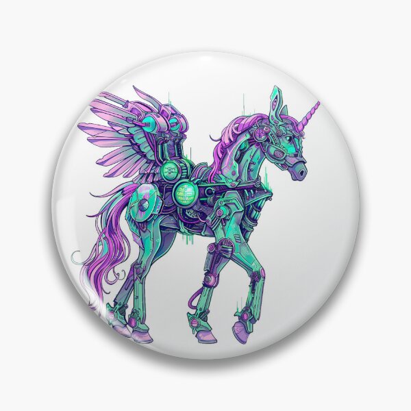 Item preview, Cyber Unicorn v3 designed and sold by Stickio.