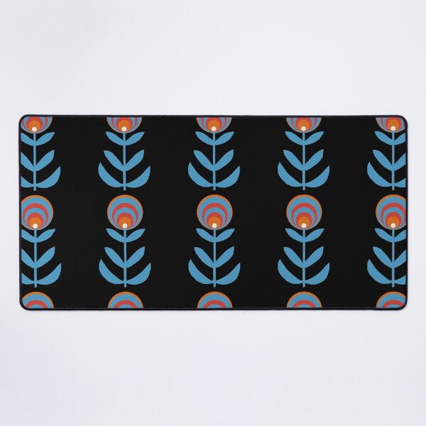 Item preview, Mid mod flower, blue designed and sold by ZjalDesign.