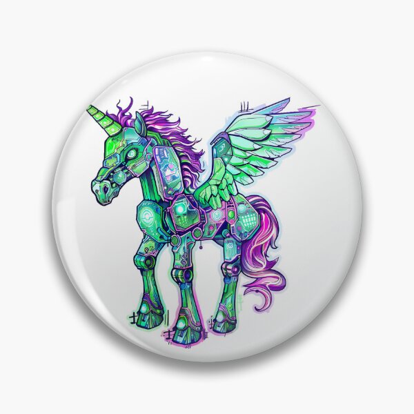 Item preview, Cyber Unicorn v5 designed and sold by Stickio.