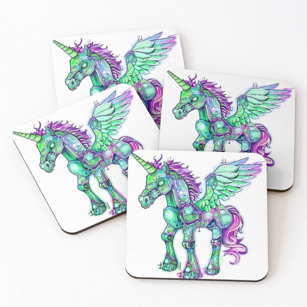 Item preview, Cyber Unicorn v5 designed and sold by Stickio.