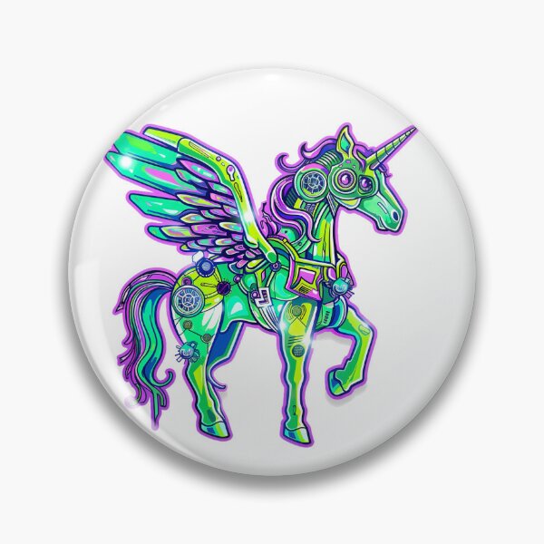 Item preview, Cyber Unicorn v7 designed and sold by Stickio.