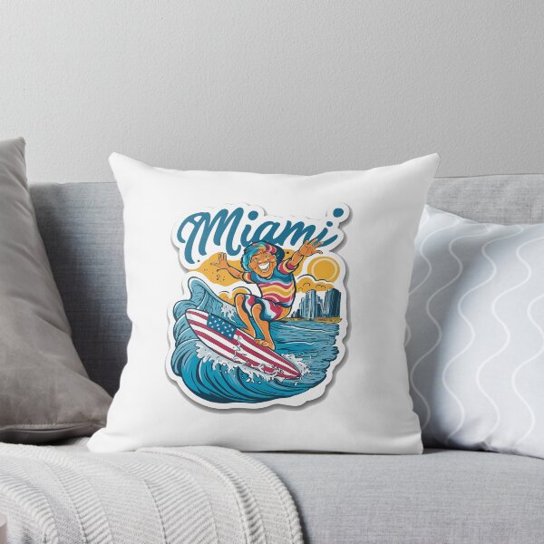 Item preview, Miami, Surfing USA, Summer time, Vacation, Holiday designed and sold by RedCircleArt.