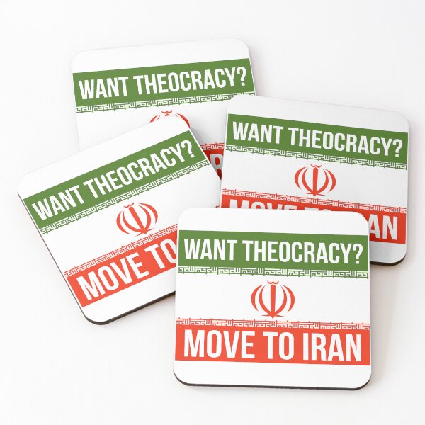 Item preview, Want theocracy? Move to Iran designed and sold by Rachel the Artist .