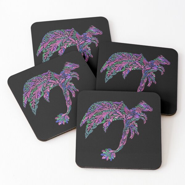 Item preview, Metallic Floral Dragon designed and sold by 3willows.