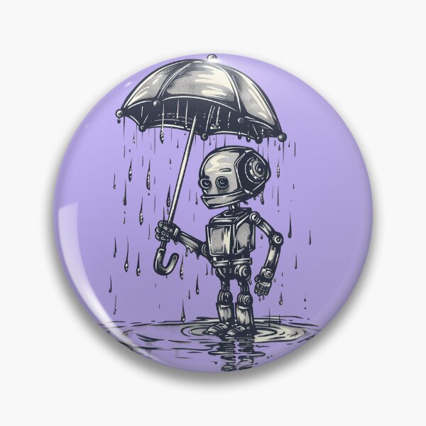 Item preview, Rainy Day Robot designed and sold by  MAD's Recreation Studio.