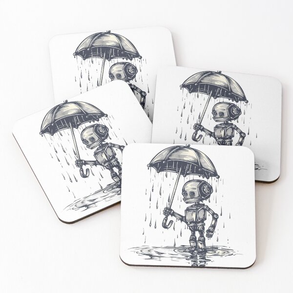 Item preview, Rainy Day Robot designed and sold by  MAD's Recreation Studio.
