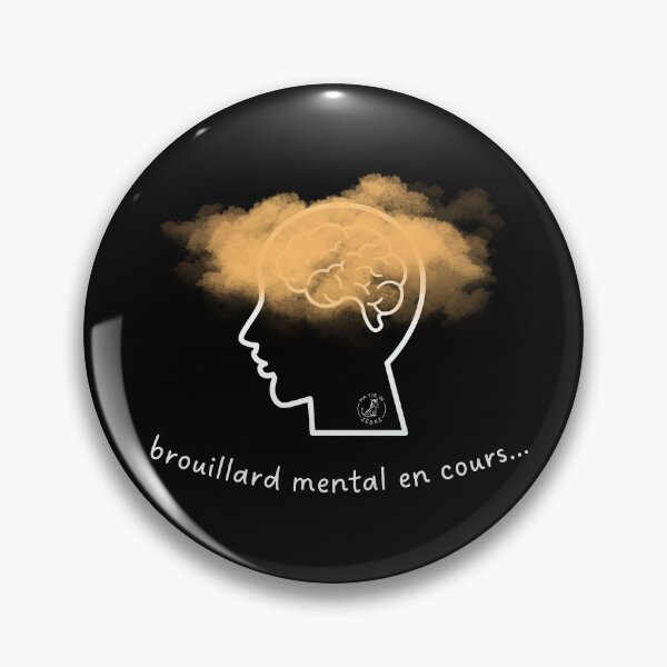 Item preview, Brain fog in progress - white designed and sold by maviedezebre.