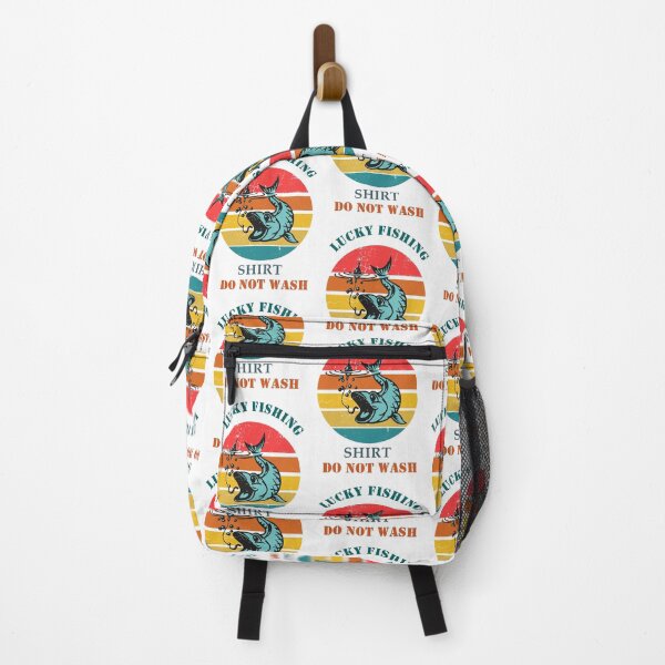Vista previa del artículo con la obra «Vintage '¡No lavar!' Diseño de anzuelo de pescado - Camiseta de pesca», diseñado y vendido por Tusiadesign.