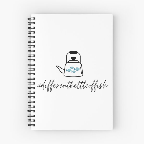 Item preview, a diferent kettle of fish text v2 white background designed and sold by fishpressink.
