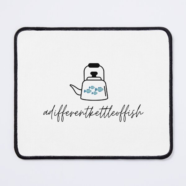 Item preview, a diferent kettle of fish text v2 white background designed and sold by fishpressink.