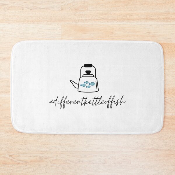 Item preview, a diferent kettle of fish text v2 white background designed and sold by fishpressink.