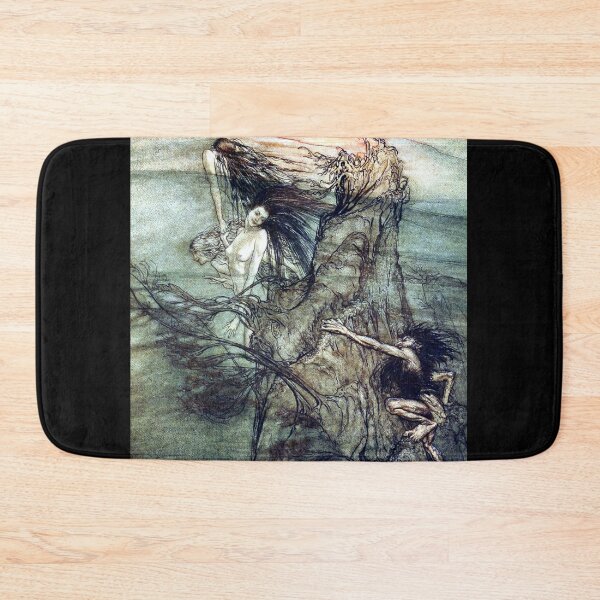 Item preview, The Rhine Maidens tease Alberich - Arthur Rackham for The Ring of the Nibelung designed and sold by forgottenbeauty.