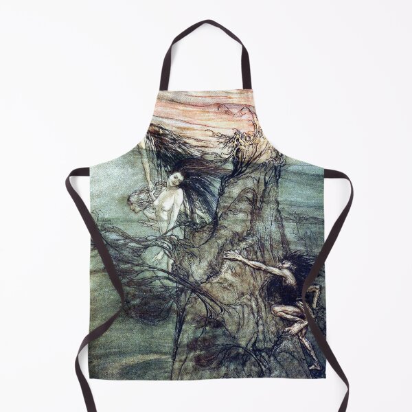 Item preview, The Rhine Maidens tease Alberich - Arthur Rackham for The Ring of the Nibelung designed and sold by forgottenbeauty.