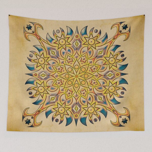 Item preview, Mandala 03 BIG - 4 angels - yellow designed and sold by extramuros-cf.