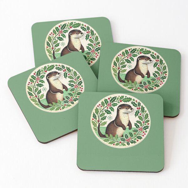 Item preview, Christmas Otter designed and sold by FrictionMaxxing.