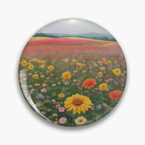 Item preview, Vintage Postcard Flower Field - Floral Aesthetic designed and sold by MadnessEnvelope.