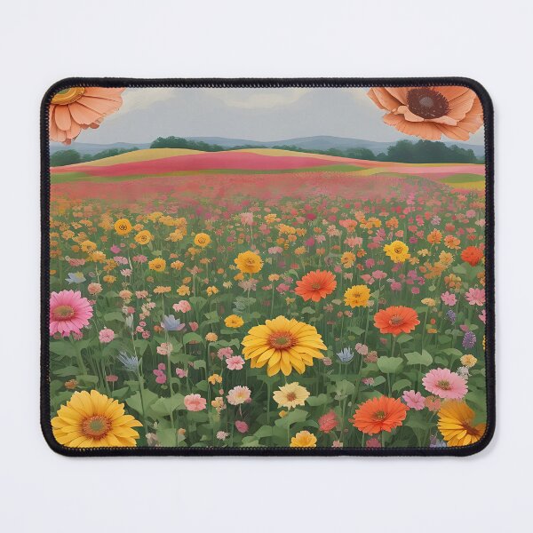 Item preview, Vintage Postcard Flower Field - Floral Aesthetic designed and sold by MadnessEnvelope.