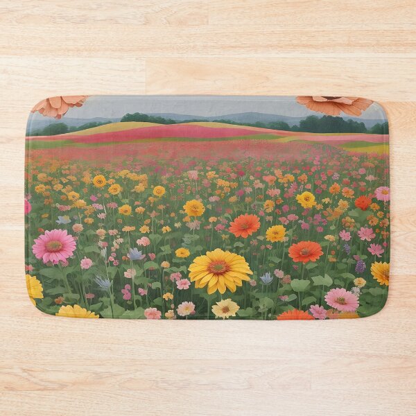 Item preview, Vintage Postcard Flower Field - Floral Aesthetic designed and sold by MadnessEnvelope.