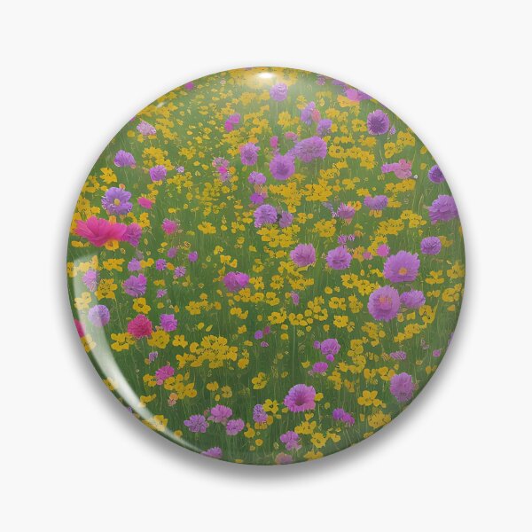 Item preview, Purple Flower Field - Floral Girl Aesthetic designed and sold by MadnessEnvelope.