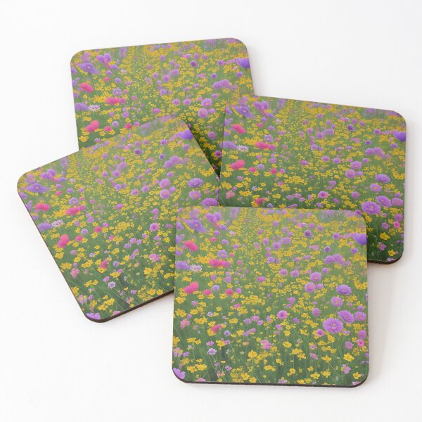 Item preview, Purple Flower Field - Floral Girl Aesthetic designed and sold by MadnessEnvelope.