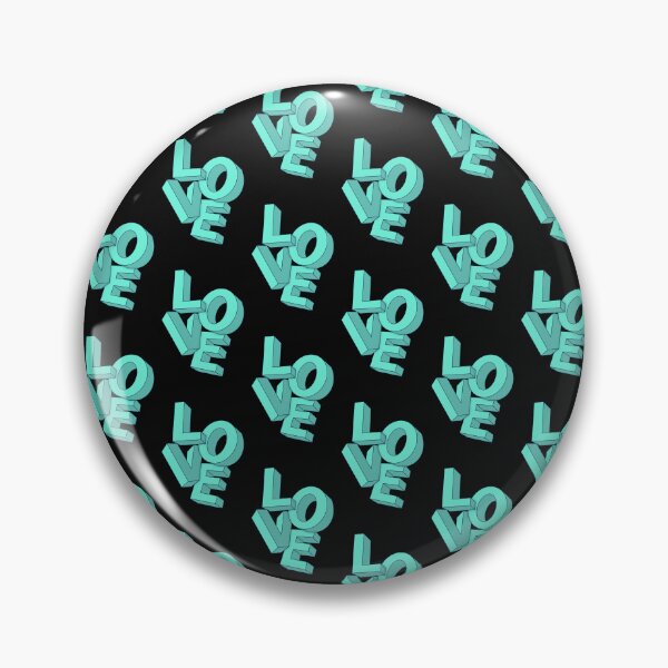 Item preview, 3D Text Art - Love Typography Design in Turquoise designed and sold by SimoesArtistry.