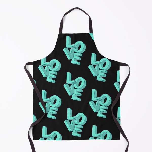 Item preview, 3D Text Art - Love Typography Design in Turquoise designed and sold by SimoesArtistry.