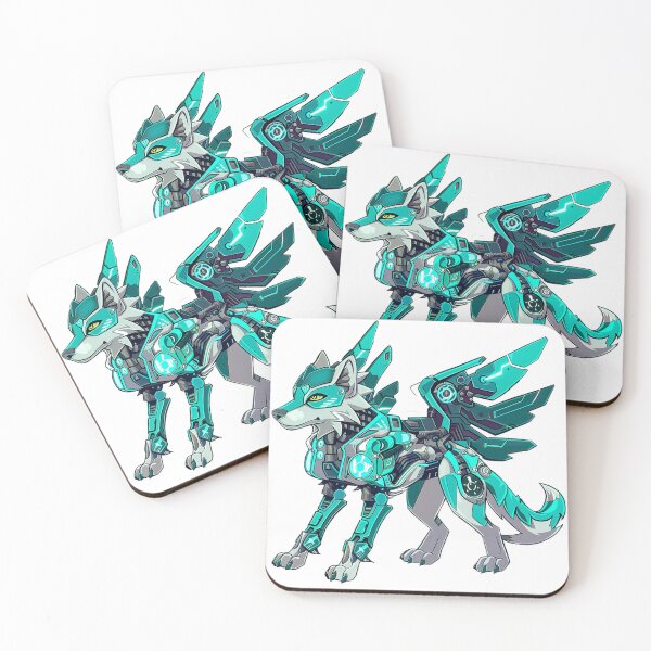 Item preview, Mecha wolf v1 designed and sold by Stickio.