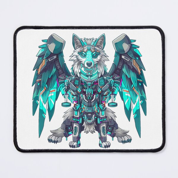 Item preview, Mecha wolf v2 designed and sold by Stickio.