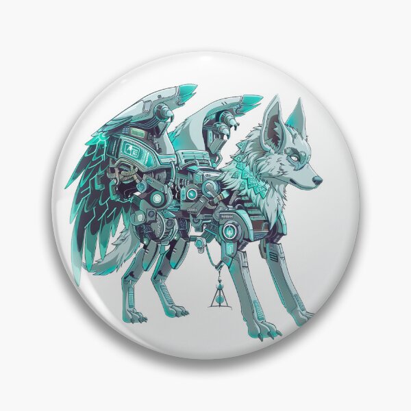 Item preview, Mecha wolf v3 designed and sold by Stickio.