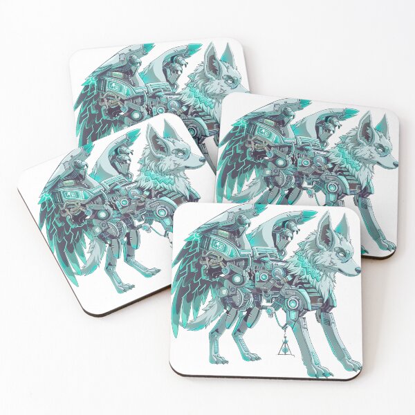 Item preview, Mecha wolf v3 designed and sold by Stickio.