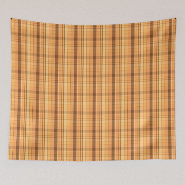 Item preview, Warm Orange Plaid designed and sold by Art in My Loft.