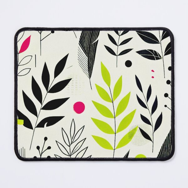 Item preview, Minimalist Botanical Pattern with Colorful Accents designed and sold by Marinaso.