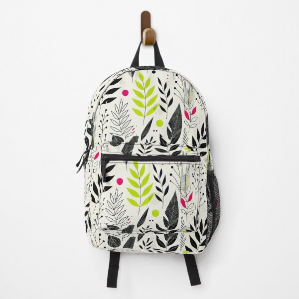 Item preview, Minimalist Botanical Pattern with Colorful Accents designed and sold by Marinaso.