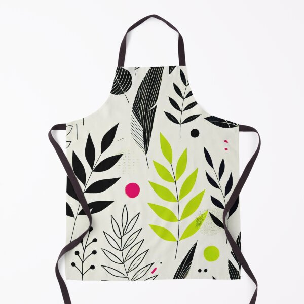 Item preview, Minimalist Botanical Pattern with Colorful Accents designed and sold by Marinaso.