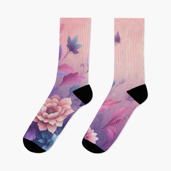Item preview, Floral Ombré Pattern: Elegant and Soft Gradient Floral Designs designed and sold by Rui Fernandes.