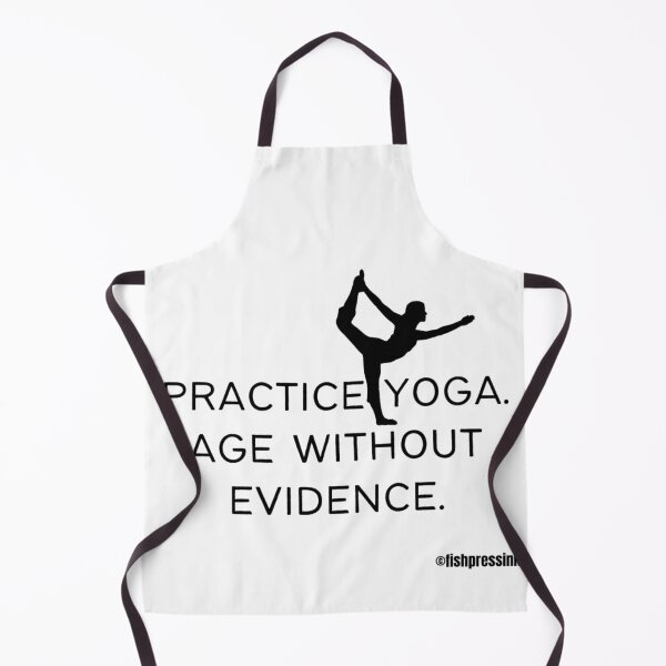 Item preview, practice yoga text v1 white background designed and sold by fishpressink.
