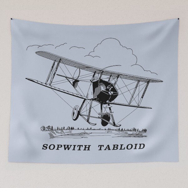 Item preview, Sopwith Tabloid British WW1 Biplane Flying Clouds designed and sold by MilitaryMart.