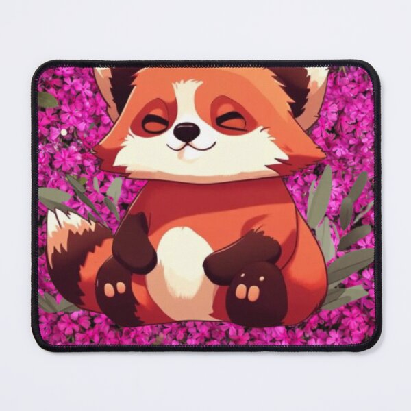 Item preview, Cute Flower Red Panda designed and sold by FuzyFriendHaven.