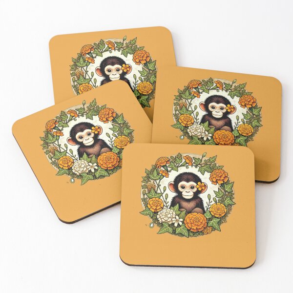 Item preview, Marigold Monkey designed and sold by FrictionMaxxing.