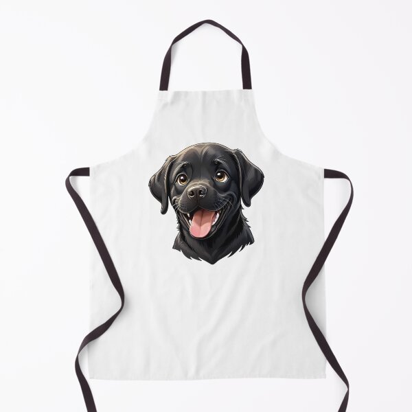 Item preview, Adorable Cartoon Black Labrador Retriever Design designed and sold by andasanc14.