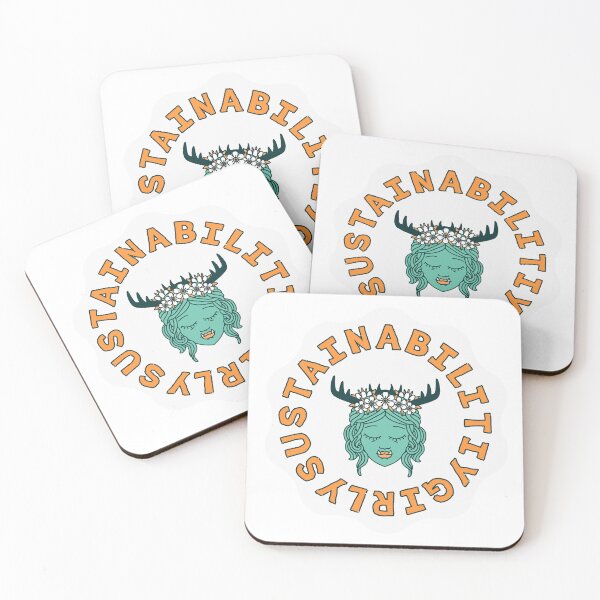 Item preview, Sustainability Girly Sticker designed and sold by daniinthecity.