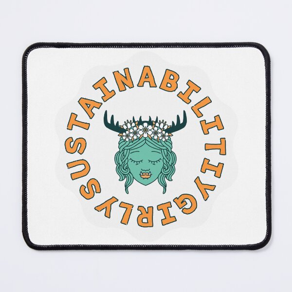 Item preview, Sustainability Girly Sticker designed and sold by daniinthecity.