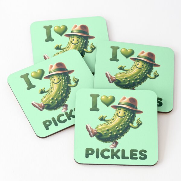 Item preview, I Love Pickles Vegetables Fedora designed and sold by sparsonboutique.